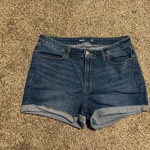 Old Navy Indigo Roll-Cuff Women's Denim Shorts